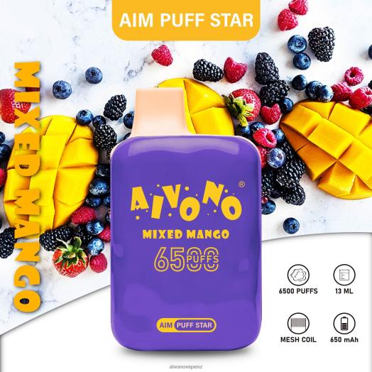 Mixed Mango Aivono AIM PUFF STAR 6500 V2D4296 | Aivono Vape NZ